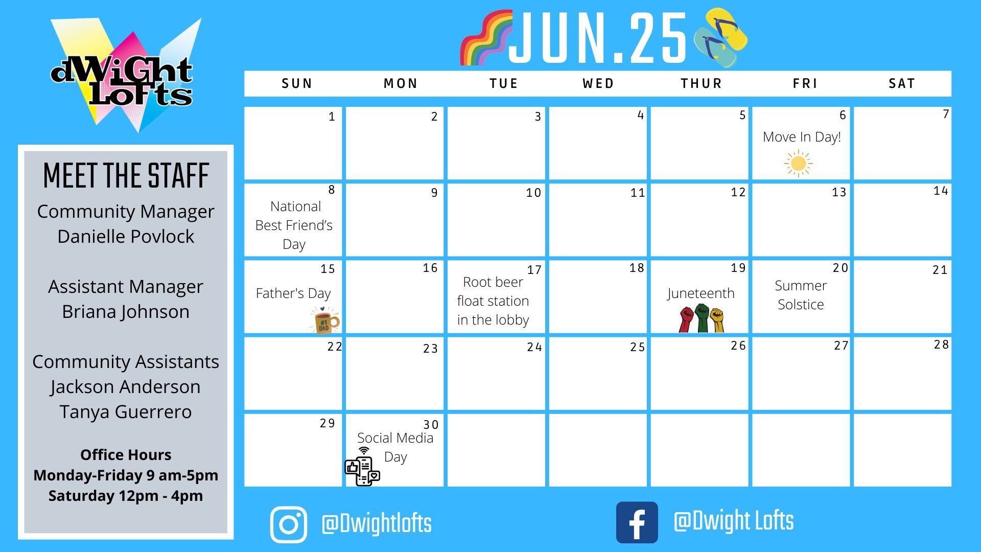 June Event Calendar