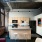 a kitchen and living room